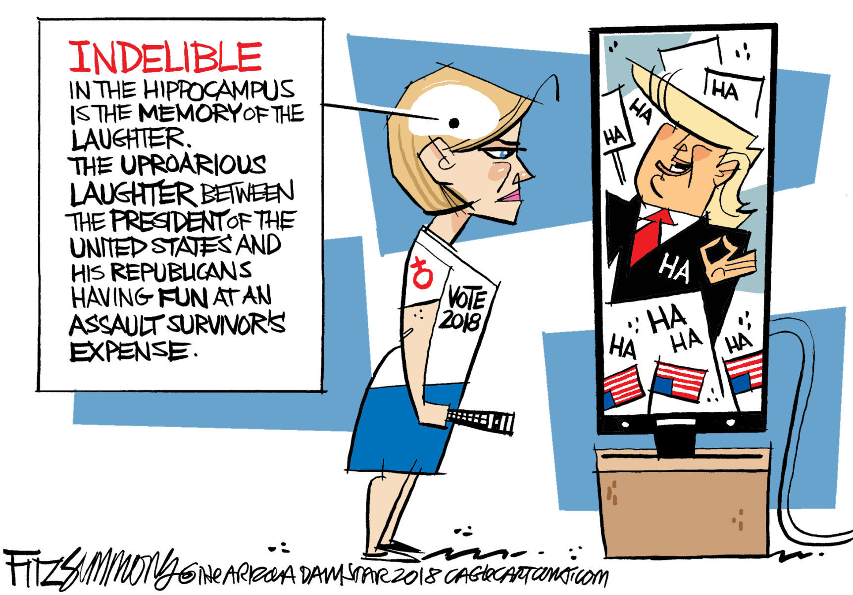 Daily Fitz Cartoon: Indelible